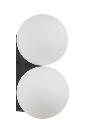 Aplique de pared Exterior Interlaken Negro G9 IP54 2 Luces Gran Oferta
