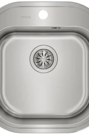 Imprescindible (Must-Have) FREGADERO DE COCINA ACERO TEKA STYLO 1C INOXIDABLE 45 CM 1 CUBETA 0 ESCURRIDOR